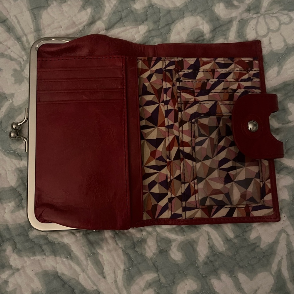 HOBO the Original Rose Kiss Lock Wallet